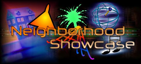 Historical Cybertown 'Neighborhood Showcase' banner, archival image from the CybertownRevival archive